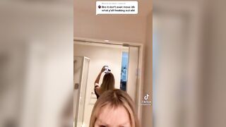 Sexy TikTok Girls: A girl that loves her mirror #3