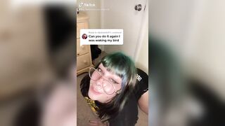 Sexy TikTok Girls: Goth shaking ass, imagine the backshots #2