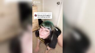 Sexy TikTok Girls: Goth shaking ass, imagine the backshots #3