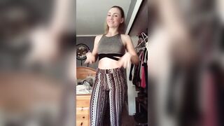 Sexy TikTok Girls: Forbidden pants big bank #1