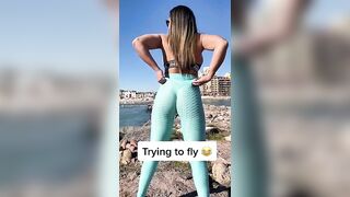 Sexy TikTok Girls: The yoga pants are at it again. #4