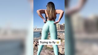 Sexy TikTok Girls: The yoga pants are at it again. #2