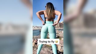 Sexy TikTok Girls: The yoga pants are at it again. #3