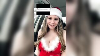 Sexy TikTok Girls: Car video Christmas edition #1