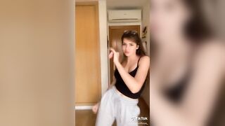 Sexy TikTok Girls: Black tank top #3