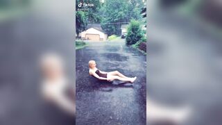 Sexy TikTok Girls: i do love the rain #3