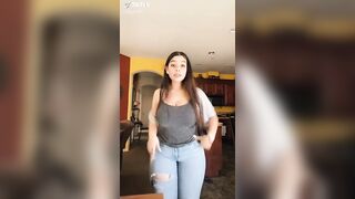 Sexy TikTok Girls: Oh my god she is stupid thick #2