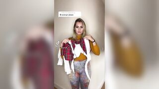 Sexy TikTok Girls: Schoolgirl thot ♥️♥️ #1