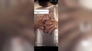 Sexy TikTok Girls: shy thot but one of my favorite. cant download the actual video so I just recorded it. @.sluts #1