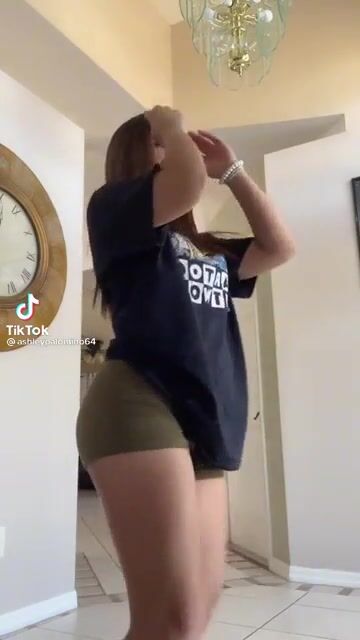Green booty shorts