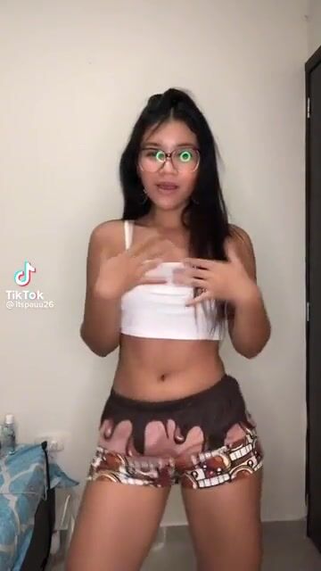 Showing us her new pants