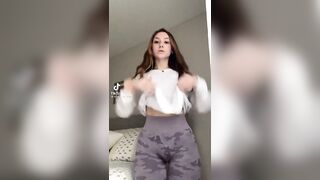 Sexy TikTok Girls: Grey camo #2