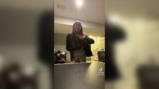 Sexy TikTok Girls: grey pants ♥️♥️ #4