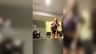 Sexy TikTok Girls: grey pants ♥️♥️ #2