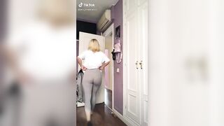 Sexy TikTok Girls: Grey tights #2