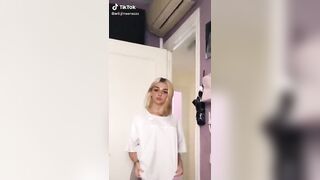 Sexy TikTok Girls: Grey tights #3