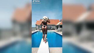 Sexy TikTok Girls: Showing off her rear #1