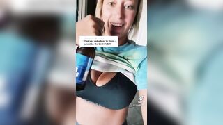 Sexy TikTok Girls: we all wish we were that beer ♥️♥️ #3