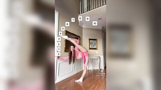 Sexy TikTok Girls: Showing how easy she bends #4