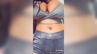 Sexy TikTok Girls: Showing her goods #2