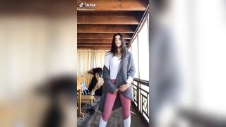 Sexy TikTok Girls: Showing her camel toe at the very beginning #1
