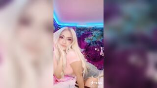 Sexy TikTok Girls: psychedelic walls & knee-high socks #4