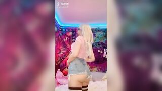 Sexy TikTok Girls: psychedelic walls & knee-high socks #2