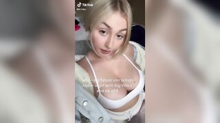 TikTok Tits: Weird video nice tits though. #2