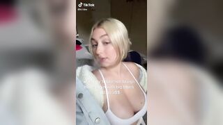 TikTok Tits: Weird video nice tits though. #3