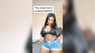 TikTok Tits: @ebonyashxxx #4