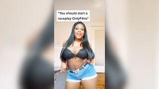 TikTok Tits: @ebonyashxxx #3