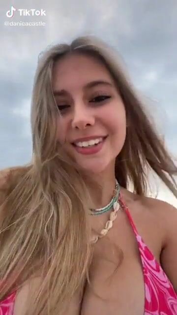 Big Boobs At The Beach @danicacastle