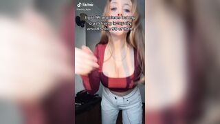 TikTok Tits: All I see are two large perks #3