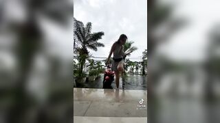 TikTok Tits: We just need a quick downpour #4