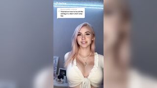 TikTok Tits: Tutorial on how to touch the ceiling №2 #1
