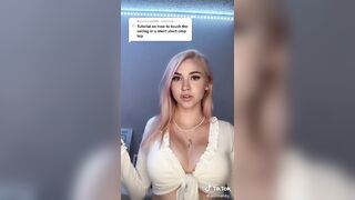 TikTok Tits: Tutorial on how to touch the ceiling №2 #2