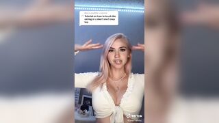 TikTok Tits: Tutorial on how to touch the ceiling №2 #3