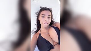 TikTok Tits: Alexuh1 showing her juggs #1