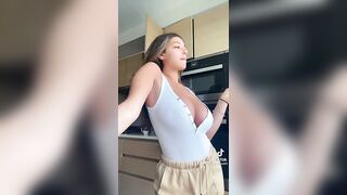 TikTok Tits: Snack Break ♥️♥️ #4