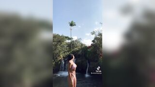 TikTok Tits: Was that a waterfall #3