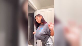 TikTok Tits: Poking out #4