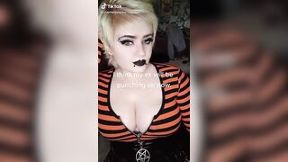 TikTok Tits: Curvy ginger goth #2
