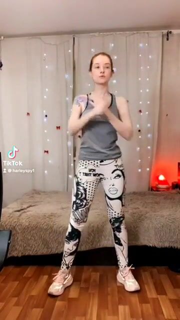 Her little dancy dance