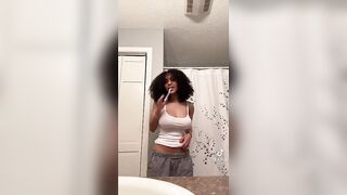 TikTok Tits: White top #4