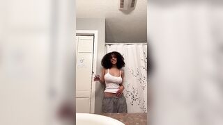 TikTok Tits: White top #3
