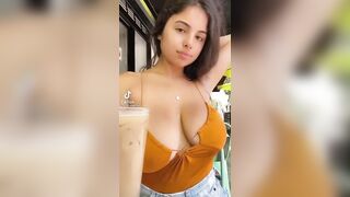 TikTok Tits: Beautiful natural breasted young girl #3
