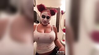 TikTok Tits: Late on this halloween post #4