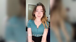 TikTok Tits: She is a snack #1