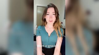 TikTok Tits: She is a snack #2