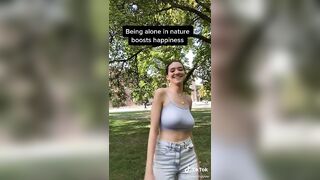 TikTok Tits: One Day in the Park ♥️♥️ #4